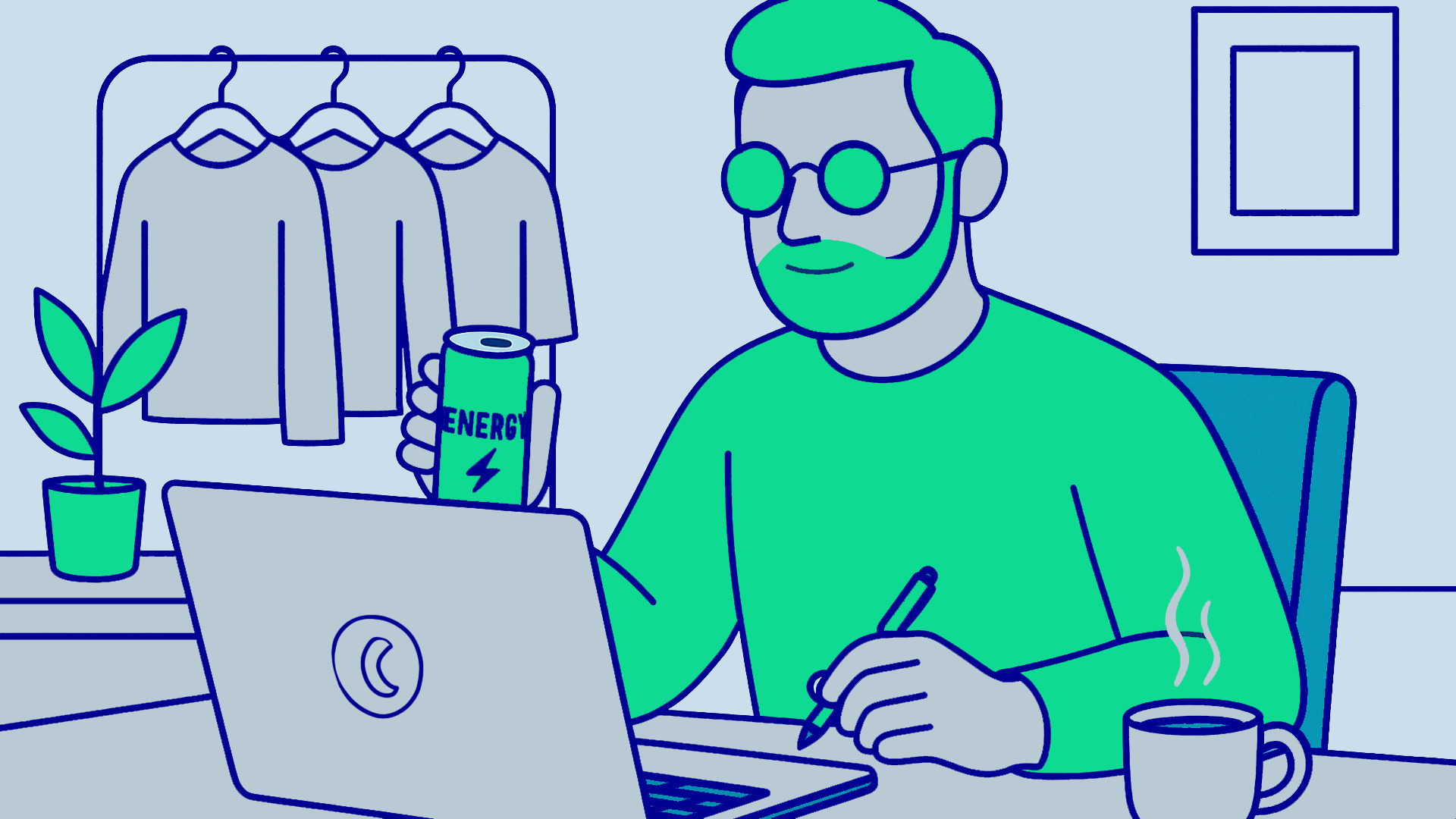 Animated Script Editor Interface